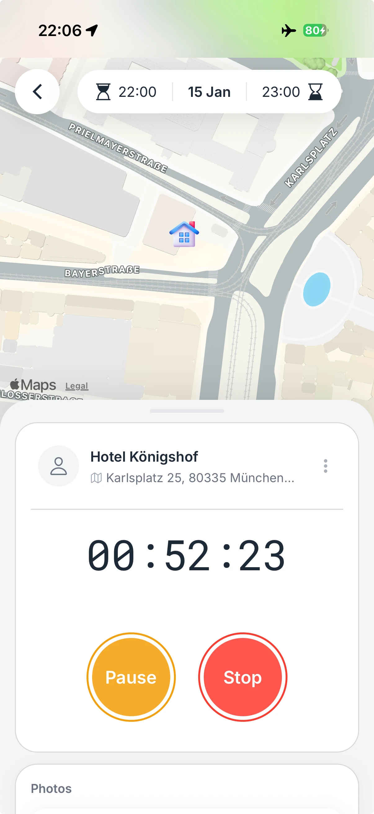Crew Active Zeiterfassung App